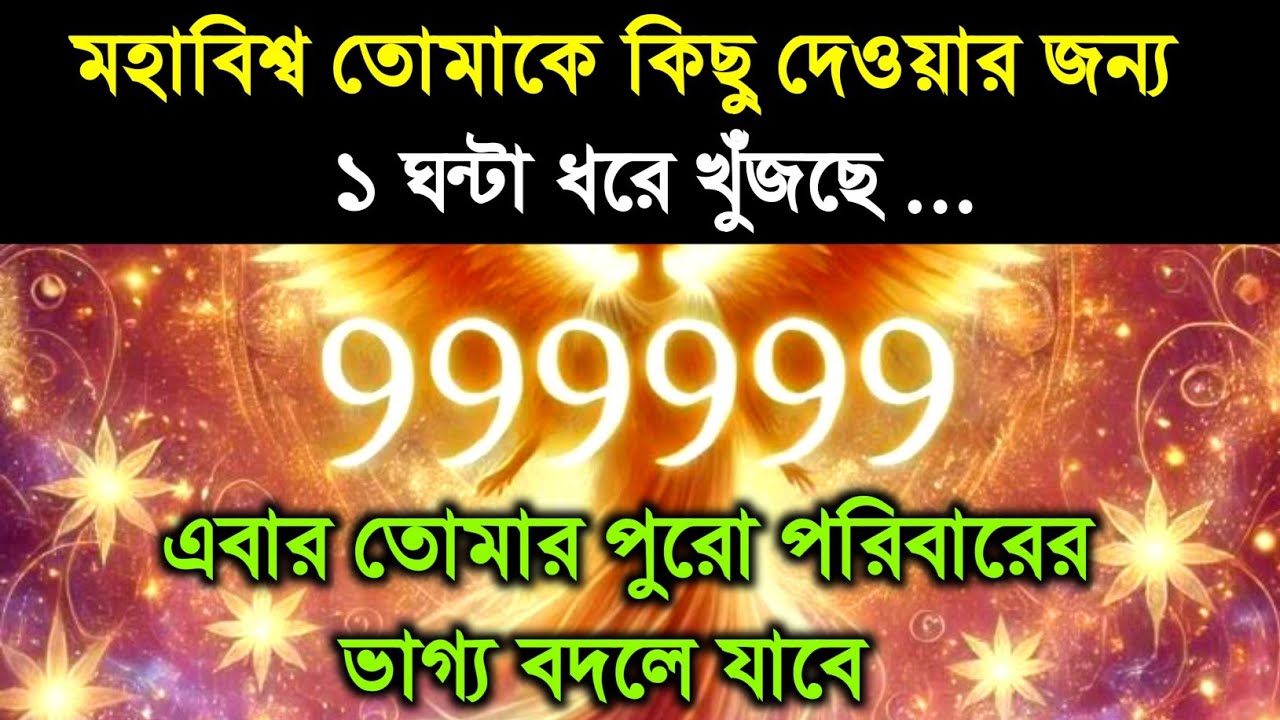 মহাবিশ্ব তোমাকে কিছু দেওয়ার জন্য এক ঘন্টা ধরে খুঁজছে || ব্রহ্মাণ্ডীয় বার্তা || universe message 