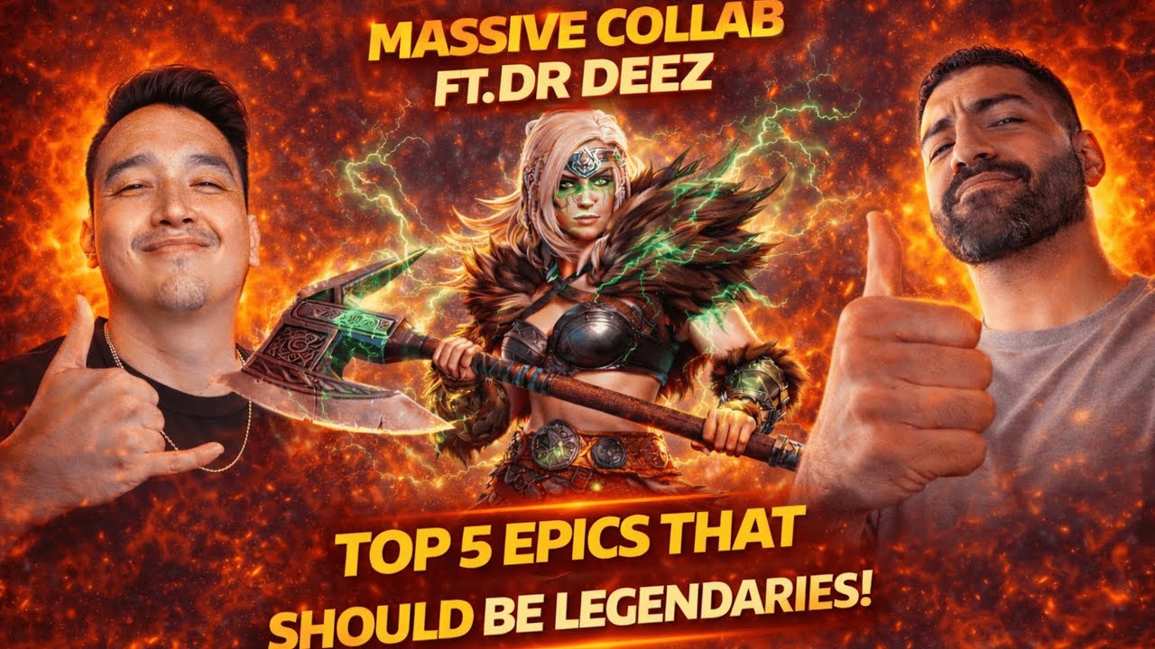 MASSIVE COLLAB ft. @DrDeez-WOR  | TOP 5 Epics that should be Legendary | Watcher of Realms