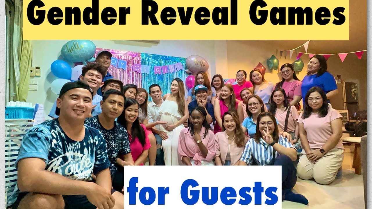 GENDER REVEAL GAMES FOR GUESTS