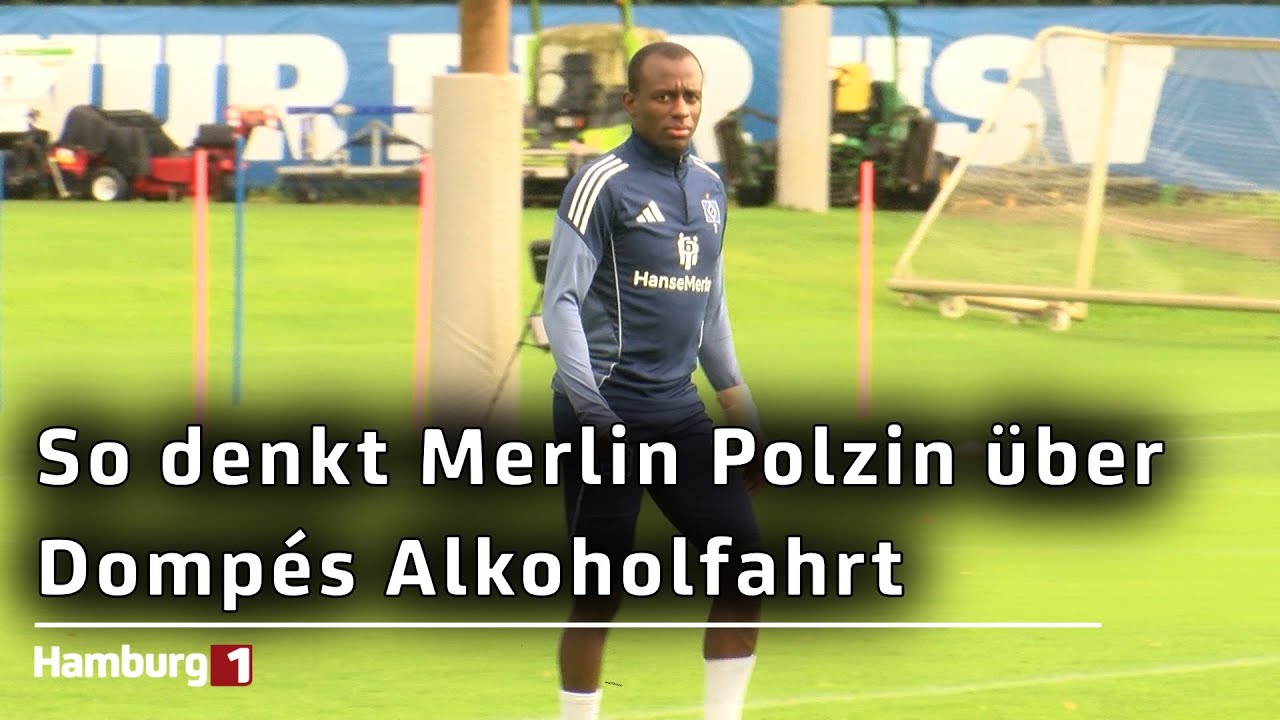 Jean-Luc Dompé nach Alkoholfahrt suspendiert: So denkt HSV-Trainer Merlin Polzin über seinen Spieler