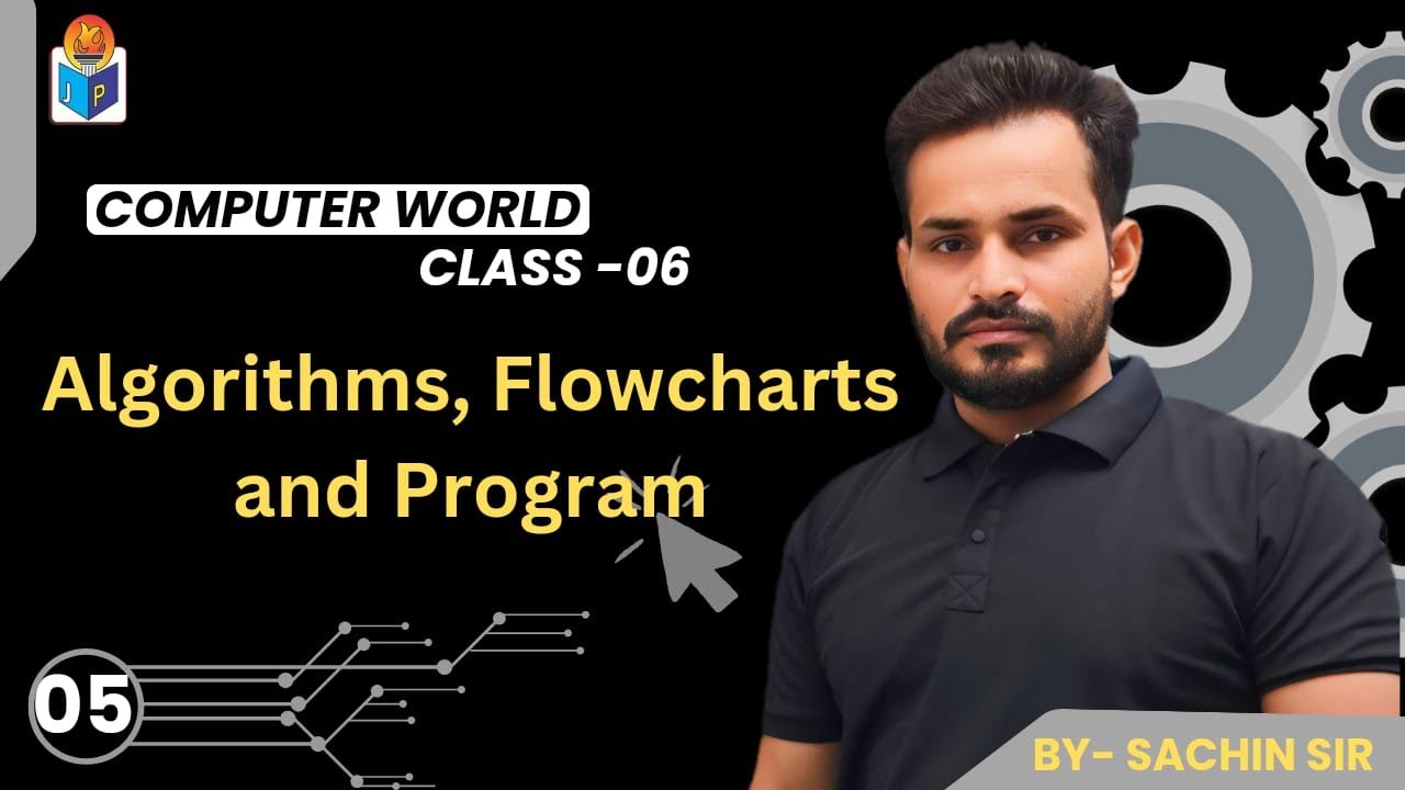 Algorithms Flowcharts and Program Chapter 5 Class - 6 By - Sachin Sir Jagriti Publication