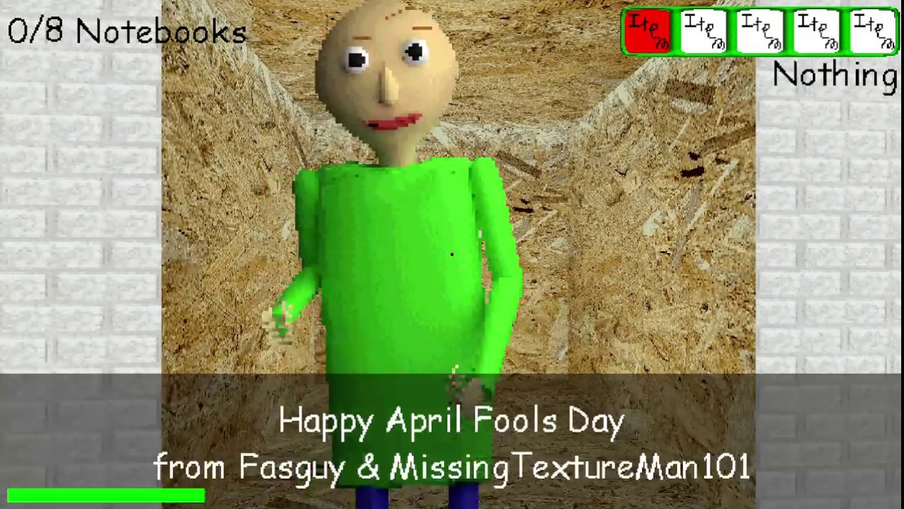 Baldi's Basics Mod Menu April Fools Joke