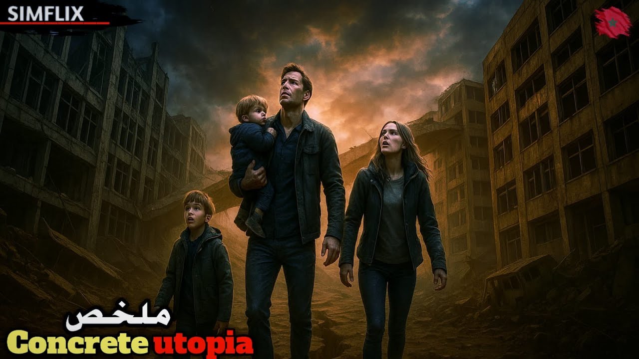 فجأة زلزال يدمّر العالم💔الا منزل واحد ‼والكل يتسابق👣عليه ليحمي نفسه من الموت🔥ملخص🎦concrete utopia