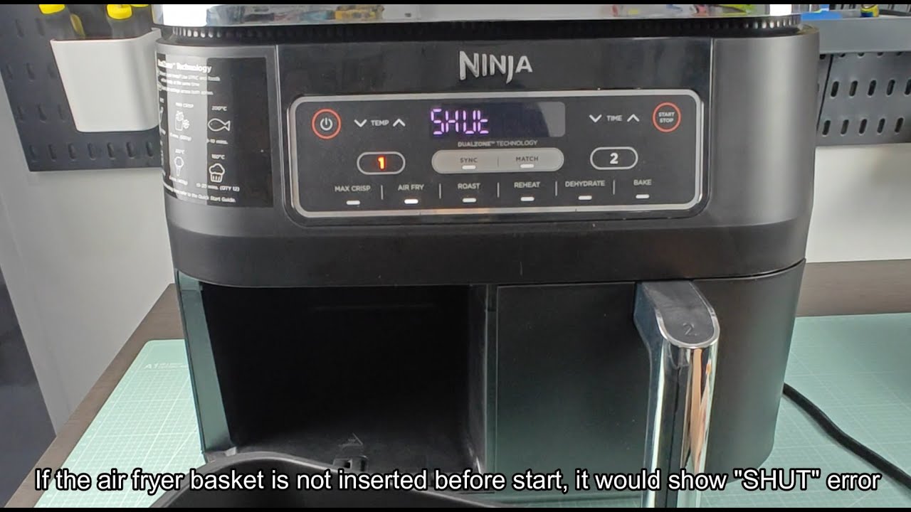 Ninja Foodi Dual Zone Air Fryer SHUT Error