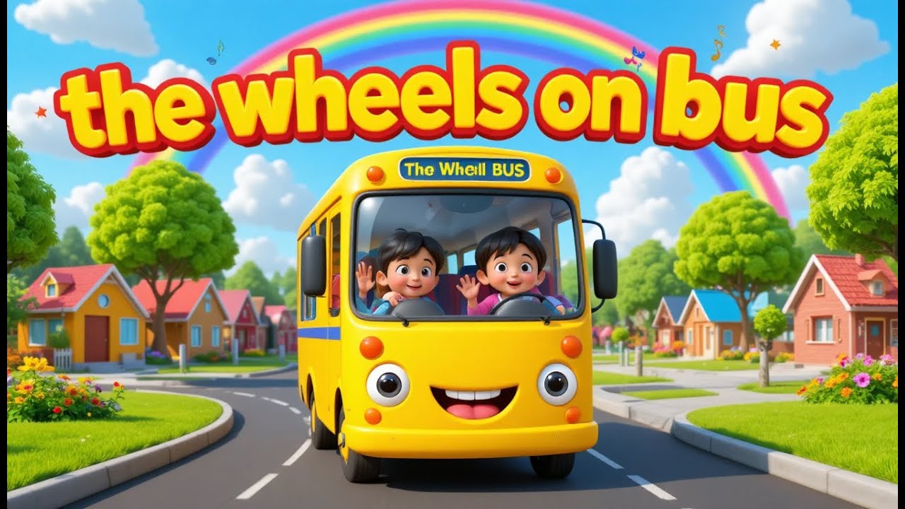 Wheels on the Bus 🚌 | Fun Nursery Rhyme for Little Kids | DreamPlay Kids