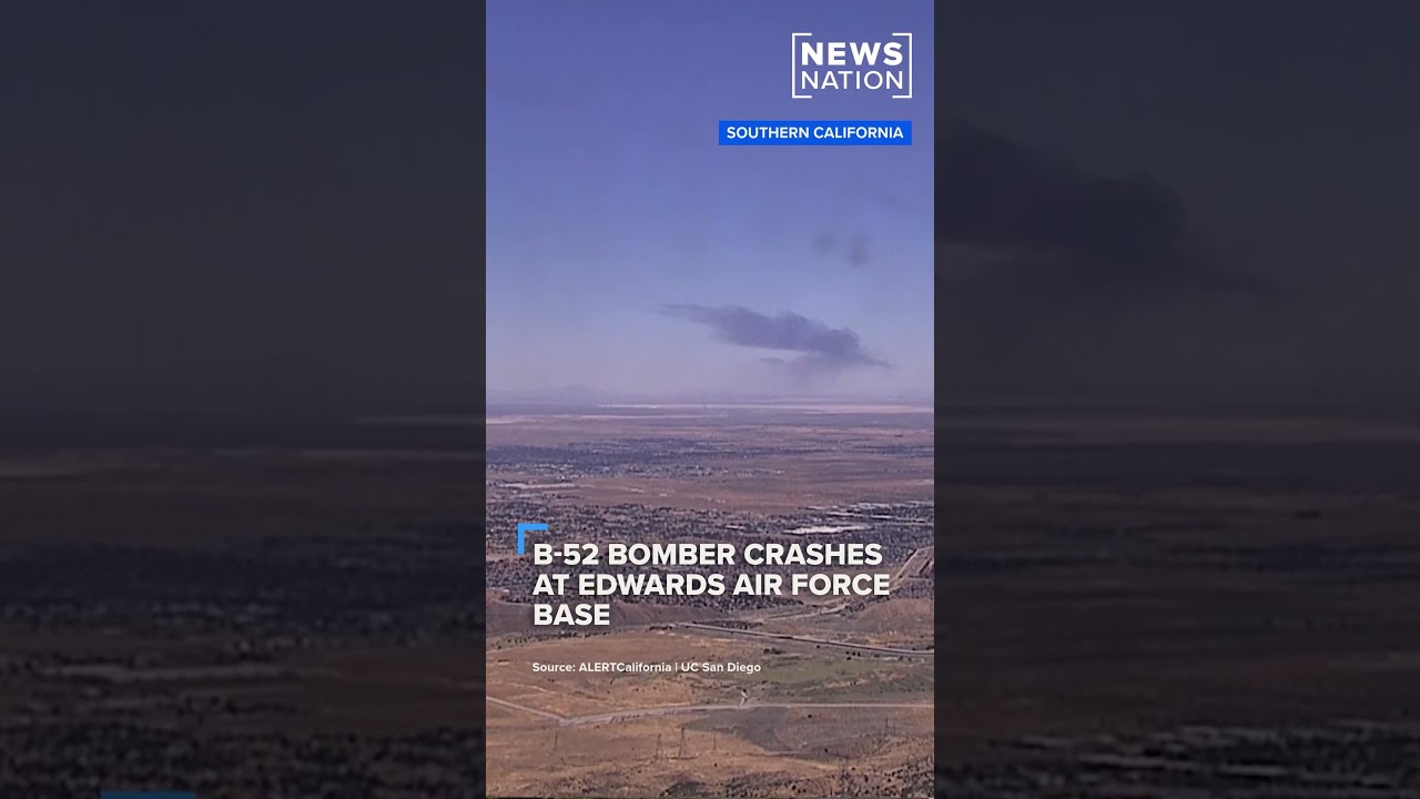 B-52 bomber crashes at Edwards Air Force Base