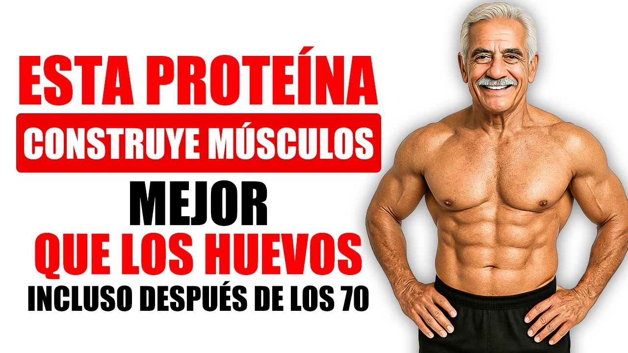 Aumenta tu masa muscular después de los 70: ¡8 proteínas más potentes que los huevos!