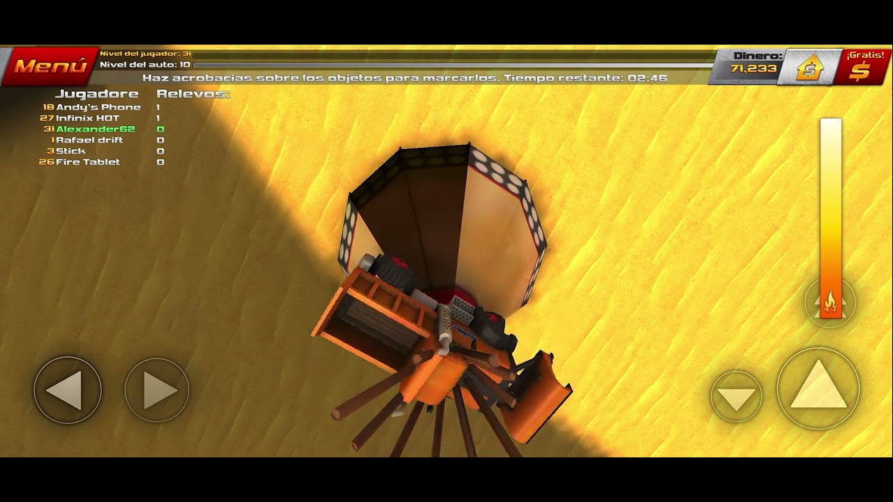 Crash Drive 2 - Sand Truck (Snowplown) It keeps spinning and gets stuck!!