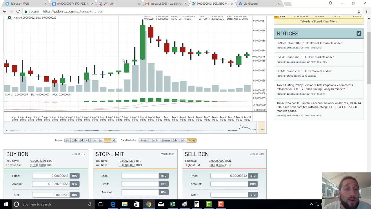 Poloniex Trading Tutorial - Learn Basics of Trading Cryptocurrency