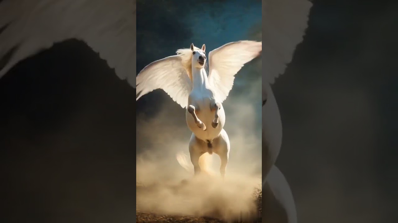 Flying Horse | Magical Creature | AI Animation