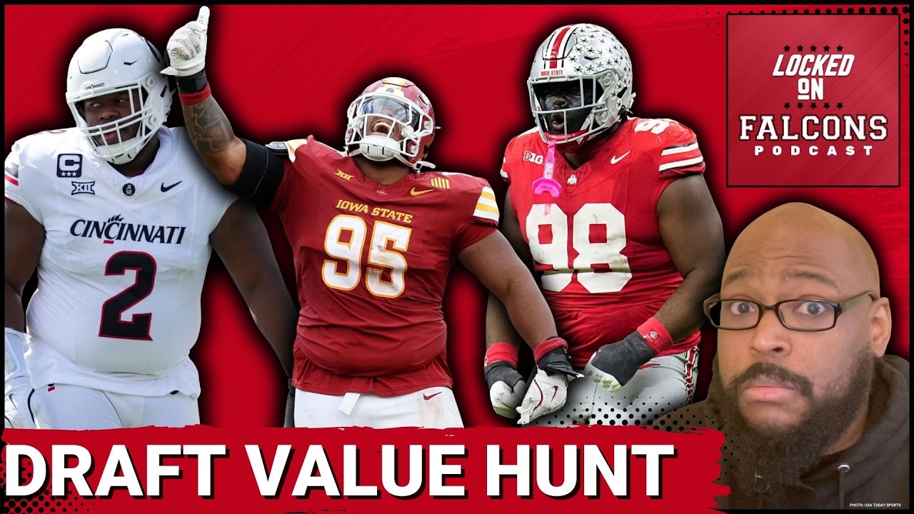 MOCK DRAFT: Where Can Atlanta Falcons Find BEST VALUE At Wide Receiver and Nose Tackle?
