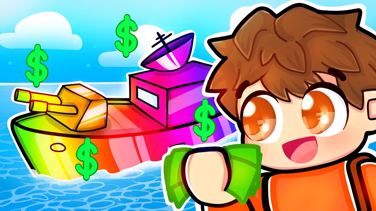 Building the LARGEST SHIP in Roblox Build a Boat
