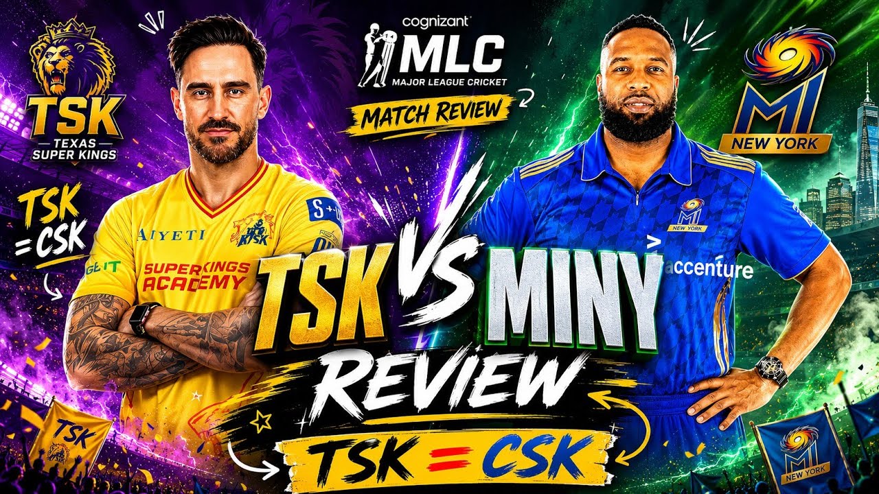 EL Classico TSK Vs MINY MLC T20 Review Tamil | MLC 2026 | Adhiradi Arattai |