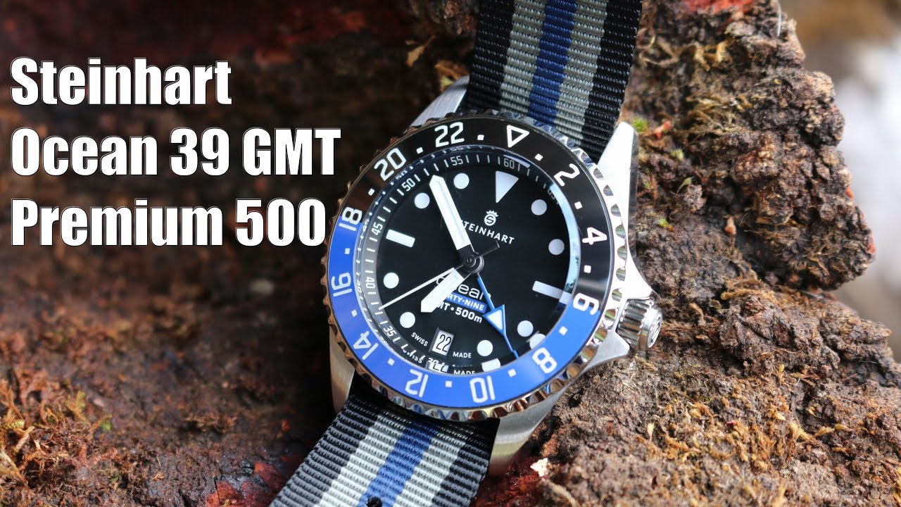 Steinhart Ocean 39 GMT Premium 500 Stainless Steel Watch