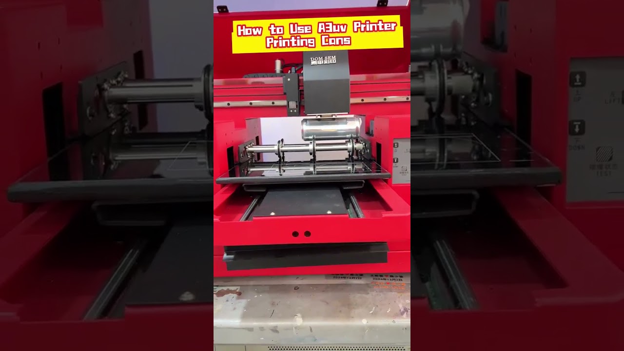 A3+ uv Printter direct print on bottles , Epson printhead  #printing #A3 UV PRINTER