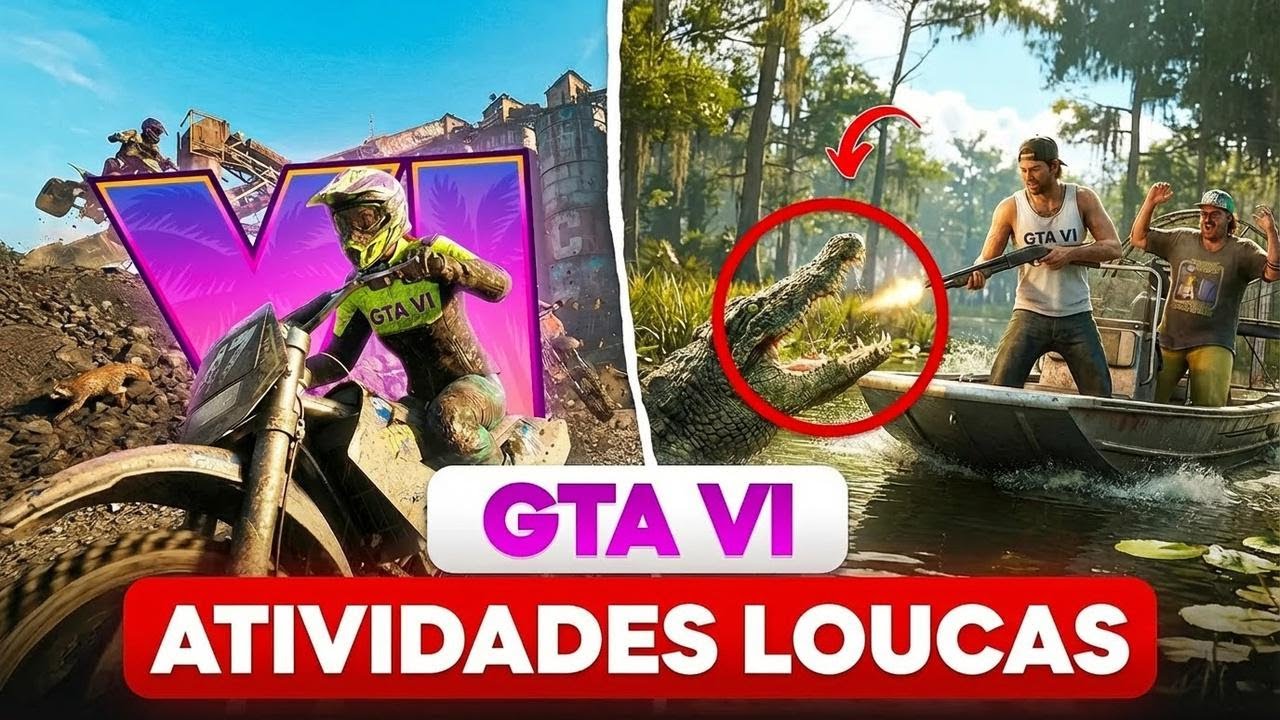 GTA 6 Vaza Atividades: Mais de 25 Mini Games, Trabalhos, Pescaria, Surf e Muito Mais!