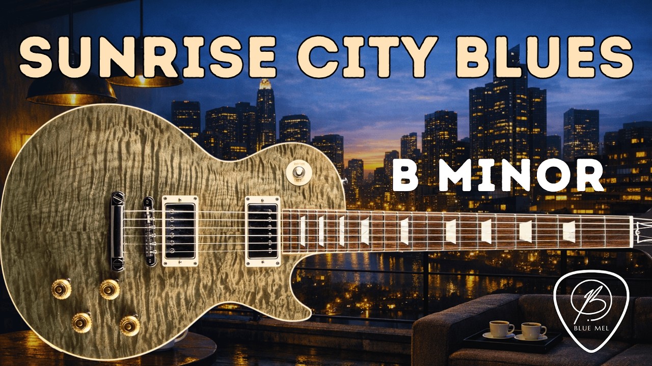 Sunrise City Blues Backing Track B minor
