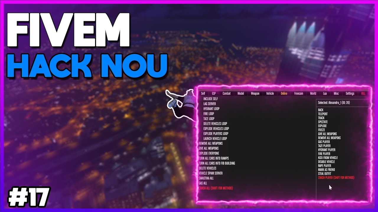 Incerc un nou HACK pe FIVEM | FIVEM HACKING #17