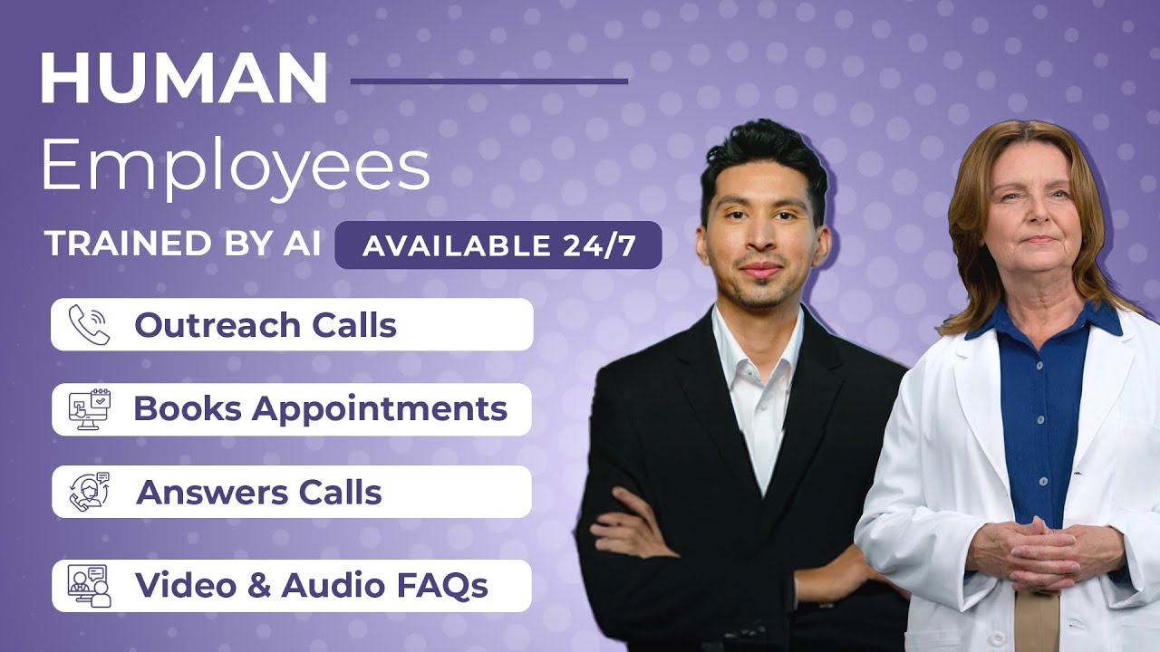 Human-Like AI Makes & Answers Mobile + Video Calls | 24/7 - Books Appointments