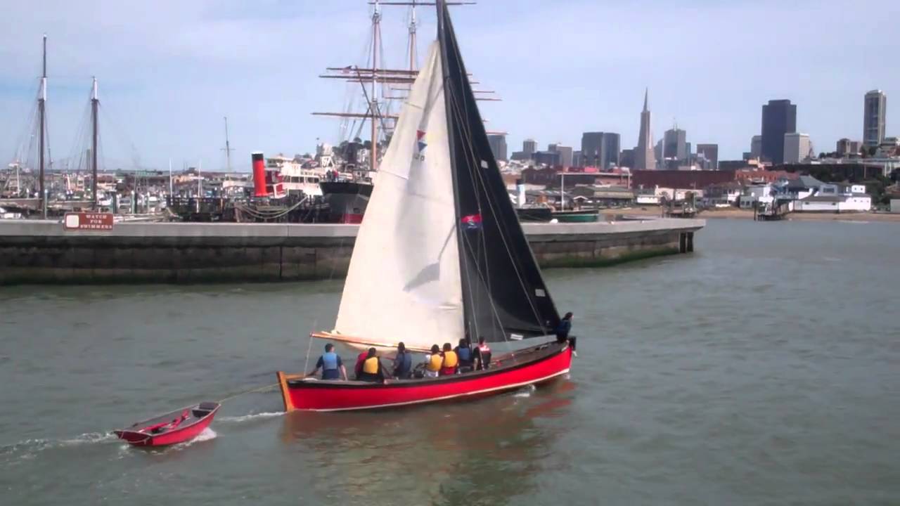 Sea Scouts whaleboat sailing