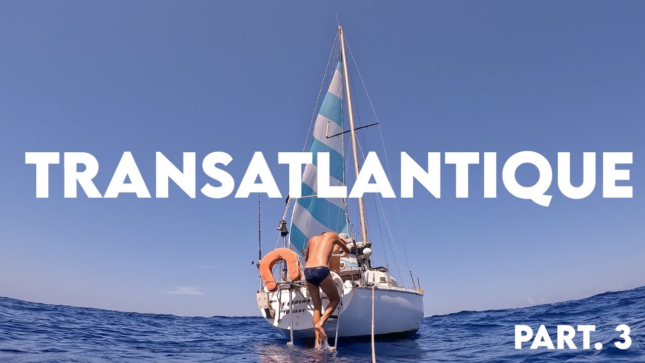 TRANSATLANTIQUE A 3, on pêche et on surf au milieu de l'Atlantique