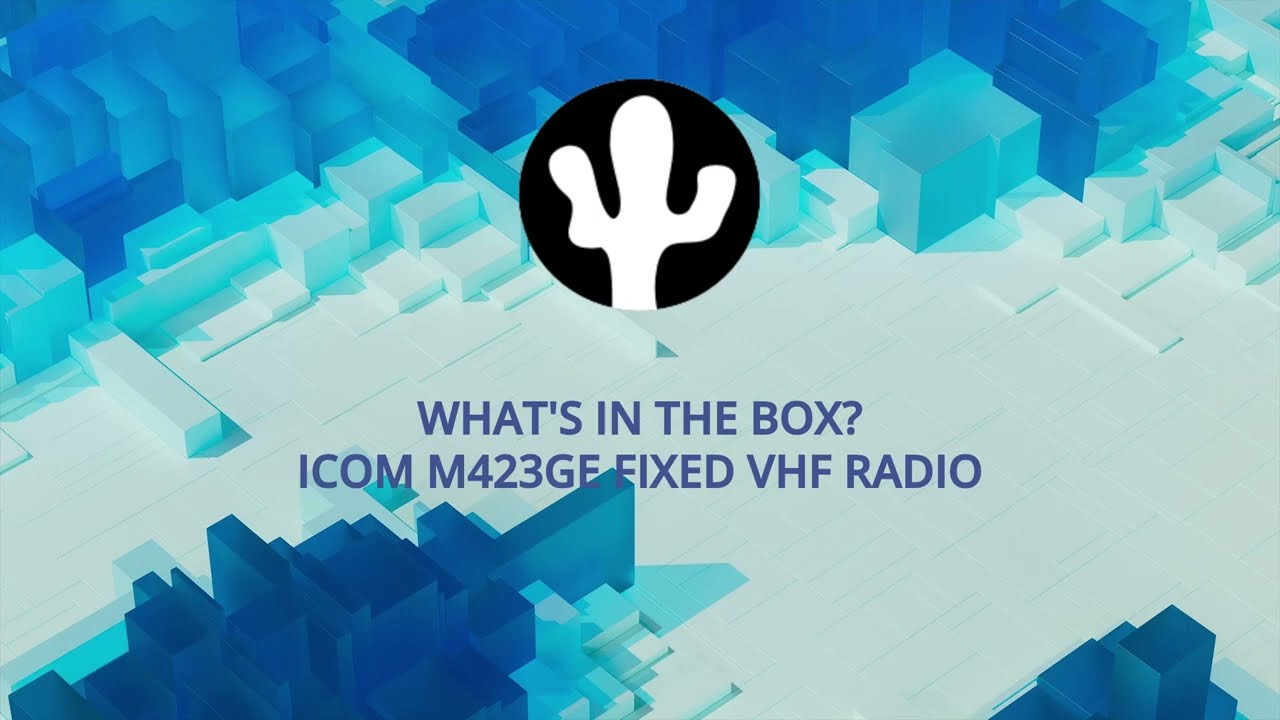Icom M423GE VHF Radio - What's in the box?