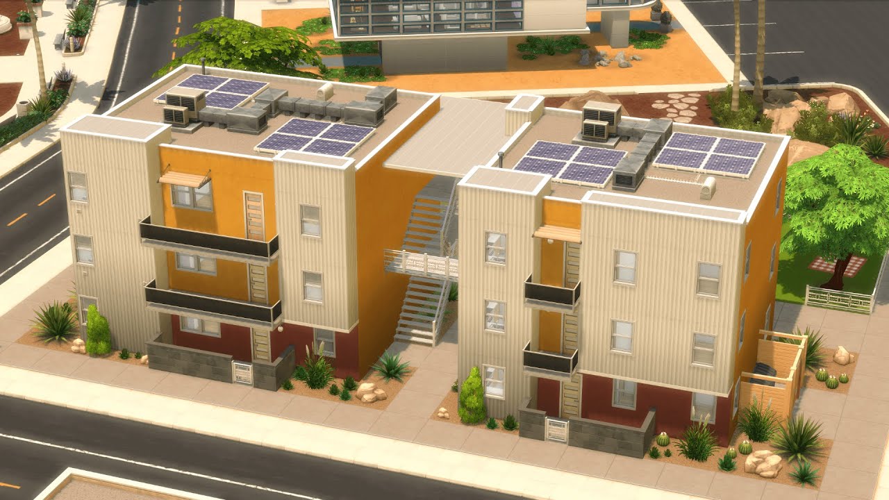 Oasis Springs Apartments | Sims 4 Speedbuild