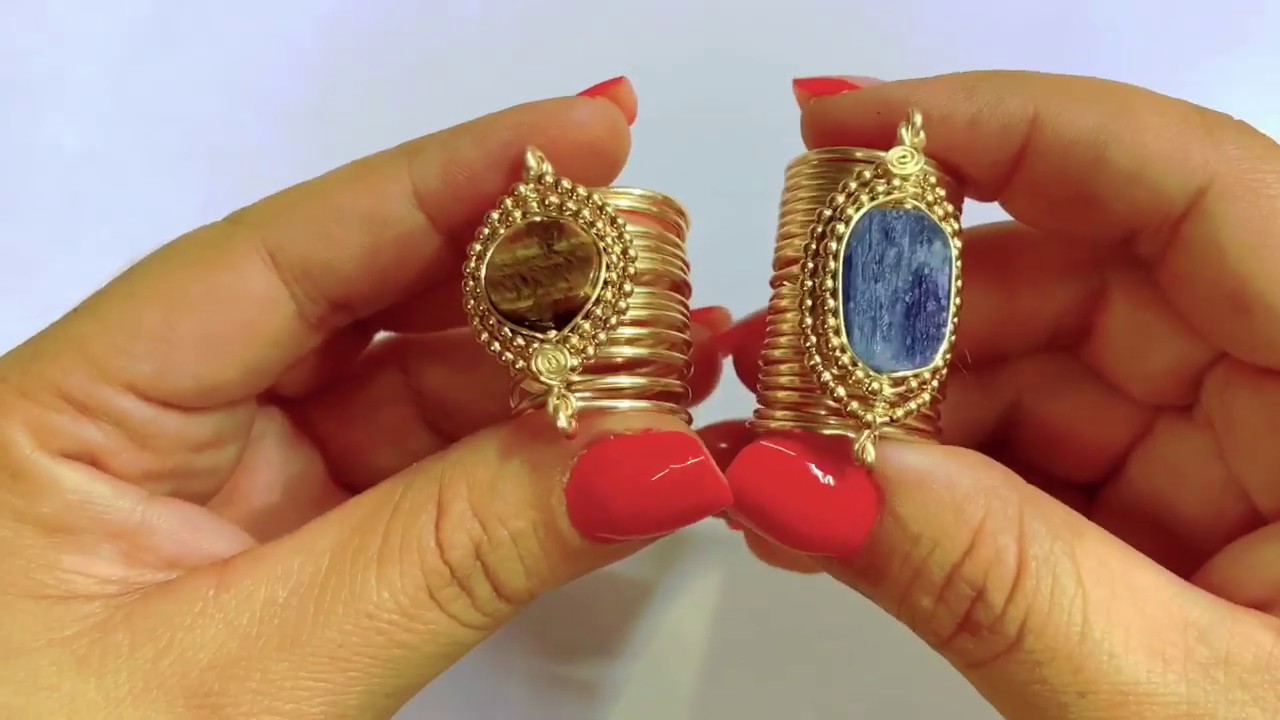 anillo de alambrismo con espiral #alambrismo #anillo #bisuteria