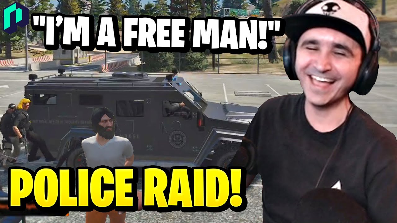 Summit1g gets RAIDED by Police & Released from Prison! | GTA 5 NoPixel RP