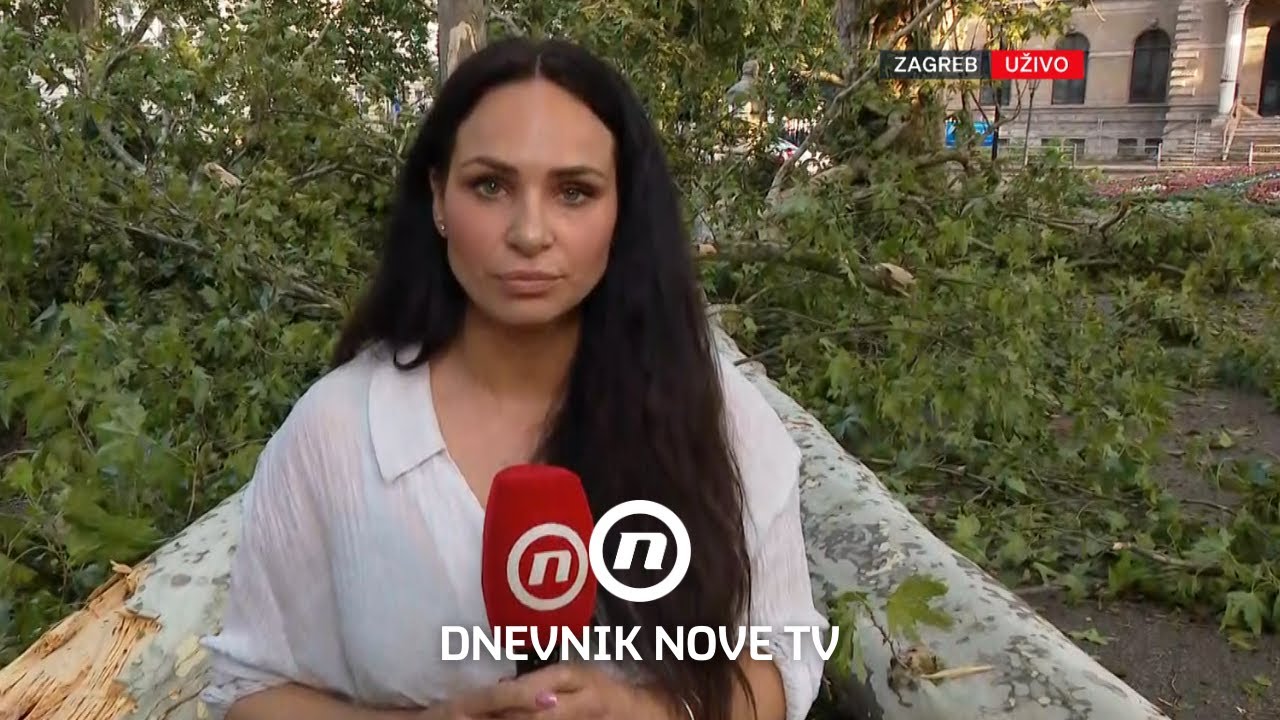 Posljedice razornog nevremena koje je protutnjalo Zagrebom | Dnevnik Nove TV