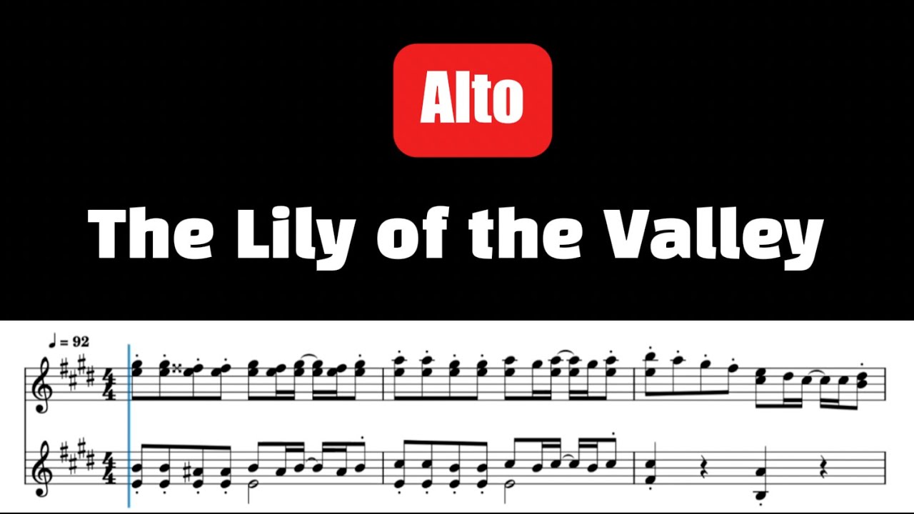 The Lily of the Valley - arr. Chang Ho Yoon | Alto
