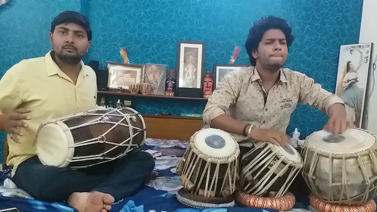 Milda Naseeban Instruments played by Harshit (dholak) and Sachin (tabla)presented by Durgesh Kumar