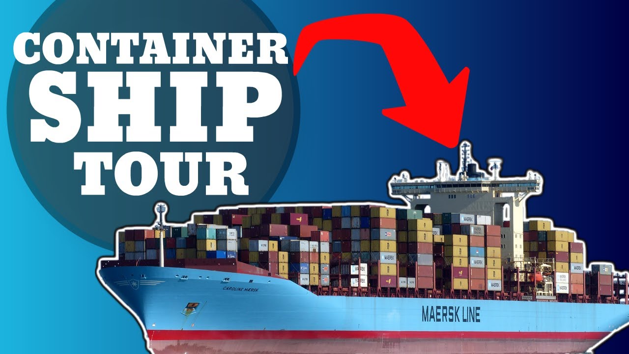 Container Ship TOUR | Accomodation Area