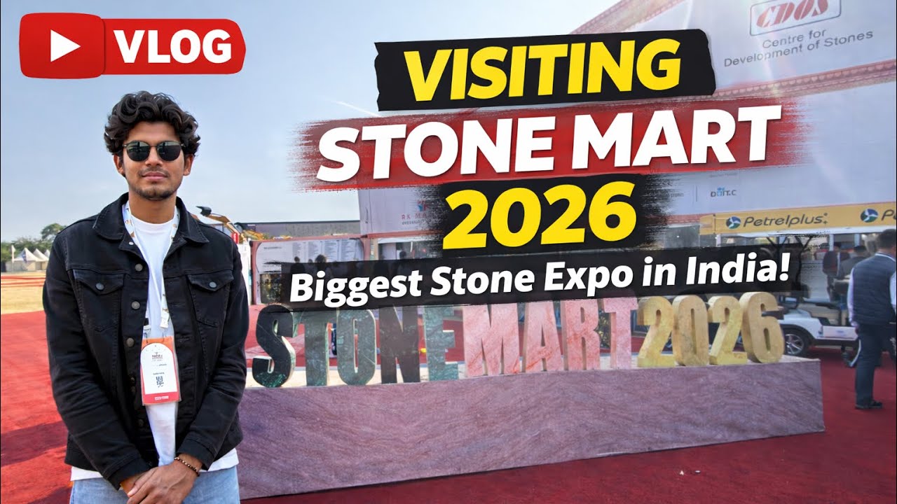 Visiting STONE MART 2026 | Biggest Stone Expo in India!