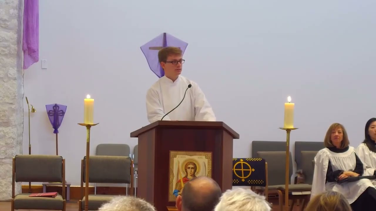 Sermon by Will Baumhauer, Seminarian, for the Third Sunday in Lent March 08 2026