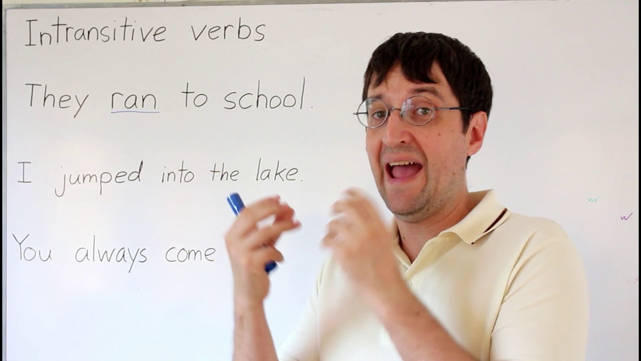 Transitive vs Intransitive  Verbs
