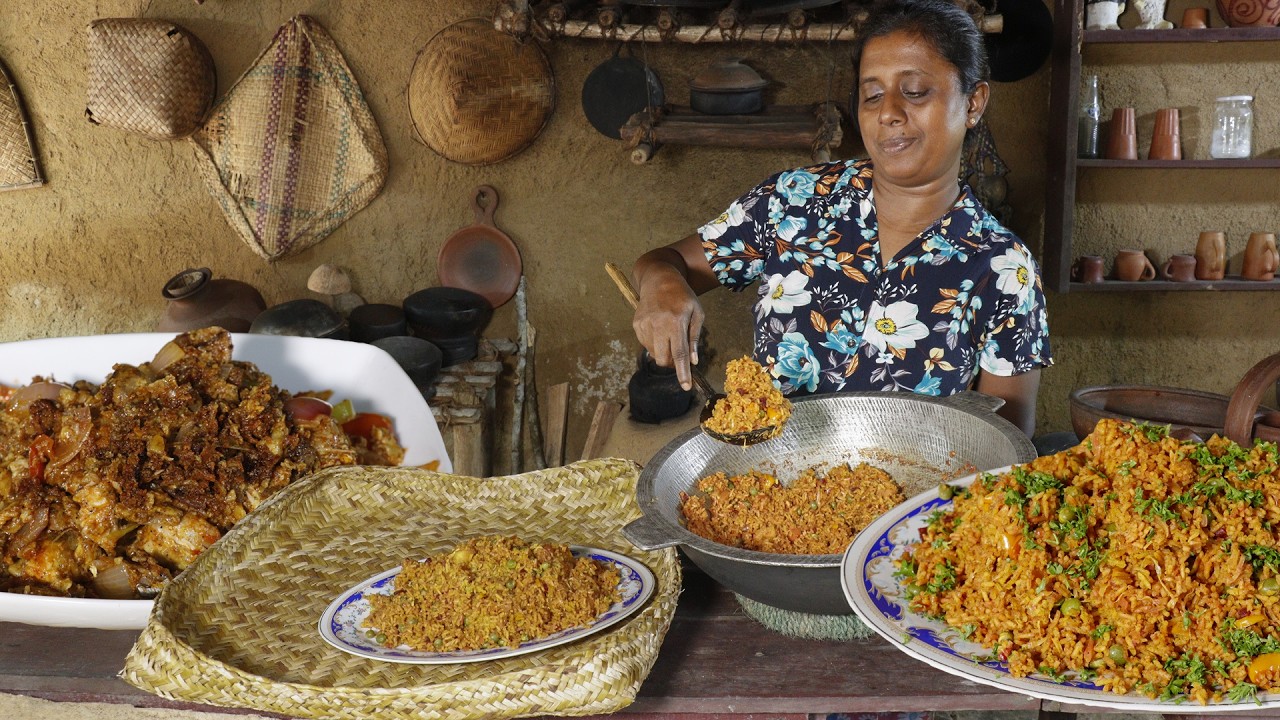 Veg Pulao Recipe / The homemade Pulao rice that surprises the children.      village kitchen recipe