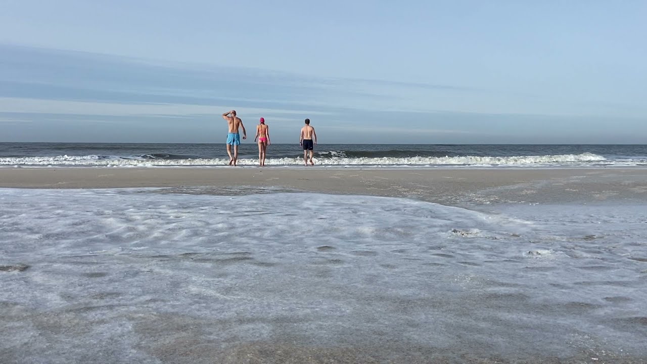 SYLT / Nordsee Dipp / 1&deg;C Wasser / -8&deg;C Luft - &agrave; la Wim Hof Methode