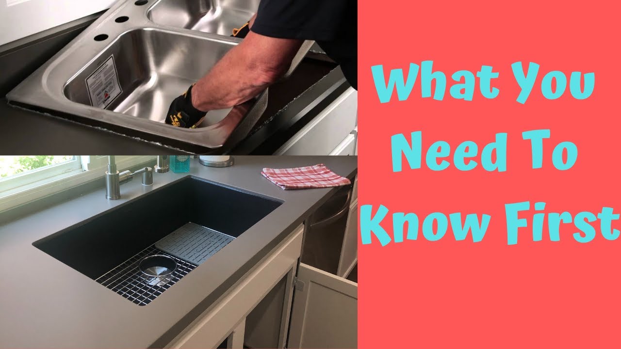 Quick Tip Tuesday: Changing From a Drop-in to an Undermount Kitchen Sink