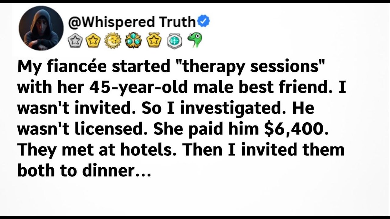 My Fiancée Is Doing 'Couples Counseling' With Her 45-Year-Old Male Best Friend - Without Me. #reddit
