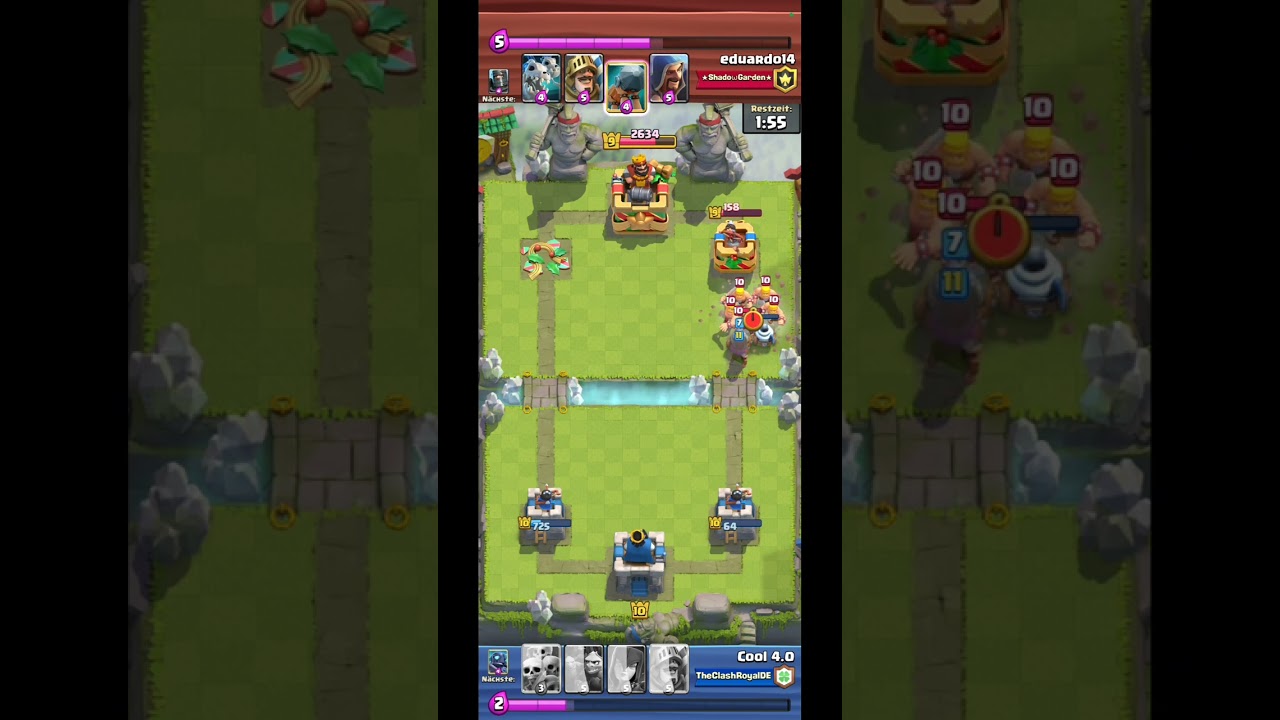 The Epic Clash Royal Battle wirh Heart of Courage 