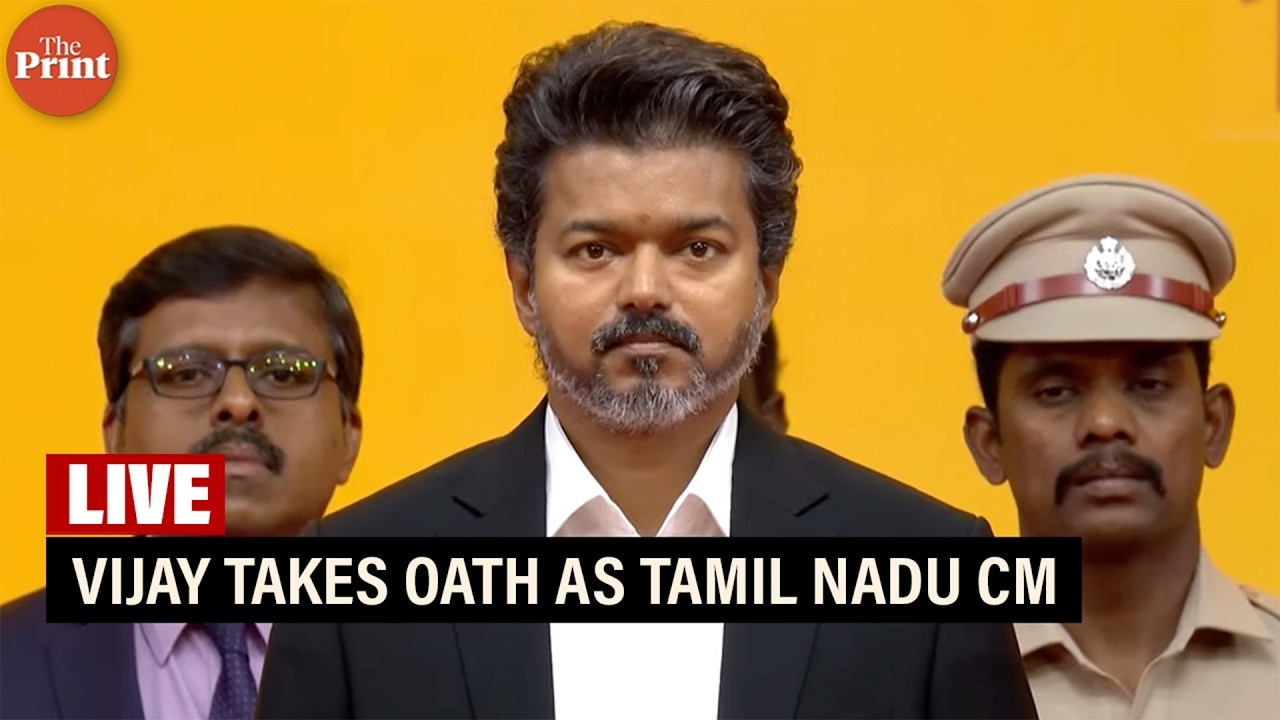 LIVE: Vijay Takes Oath As Tamil Nadu Chief Minister