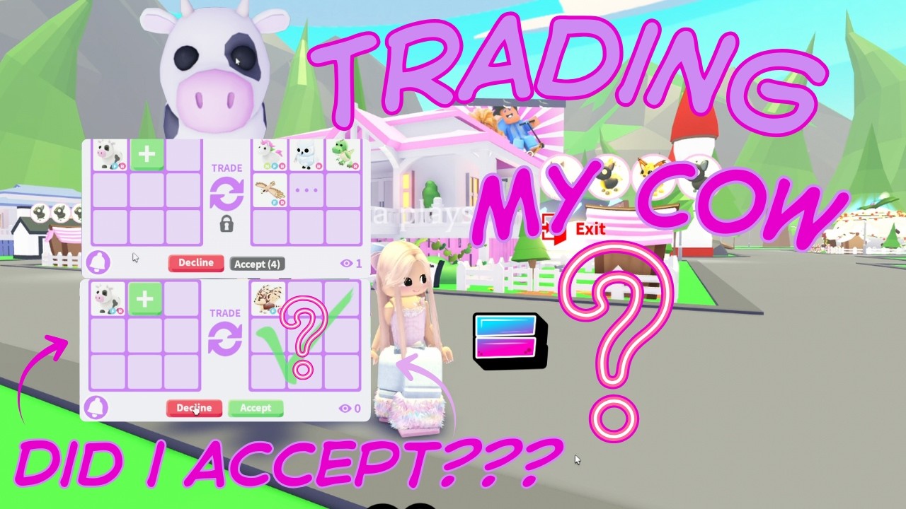 Adopt Me | Trading My Cow | What Did I Get?