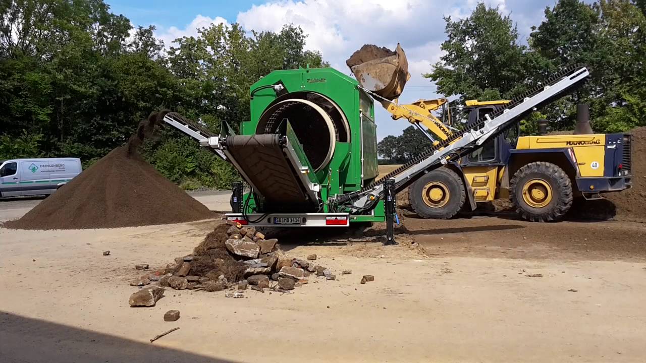 Vermietung mobiler Zemmler Siebanlagen Dringenberg GmbH