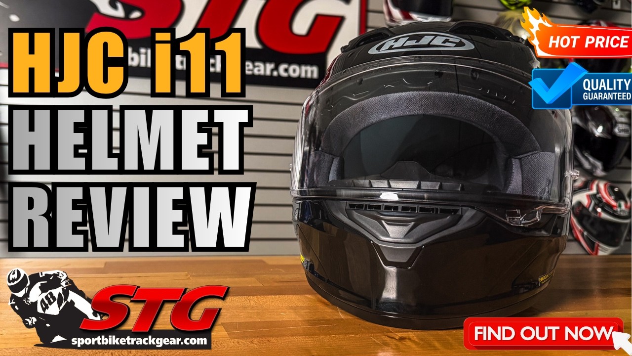 HJC i11 Full Face Motorcycle Helmet Review from SportbikeTrackGear.com