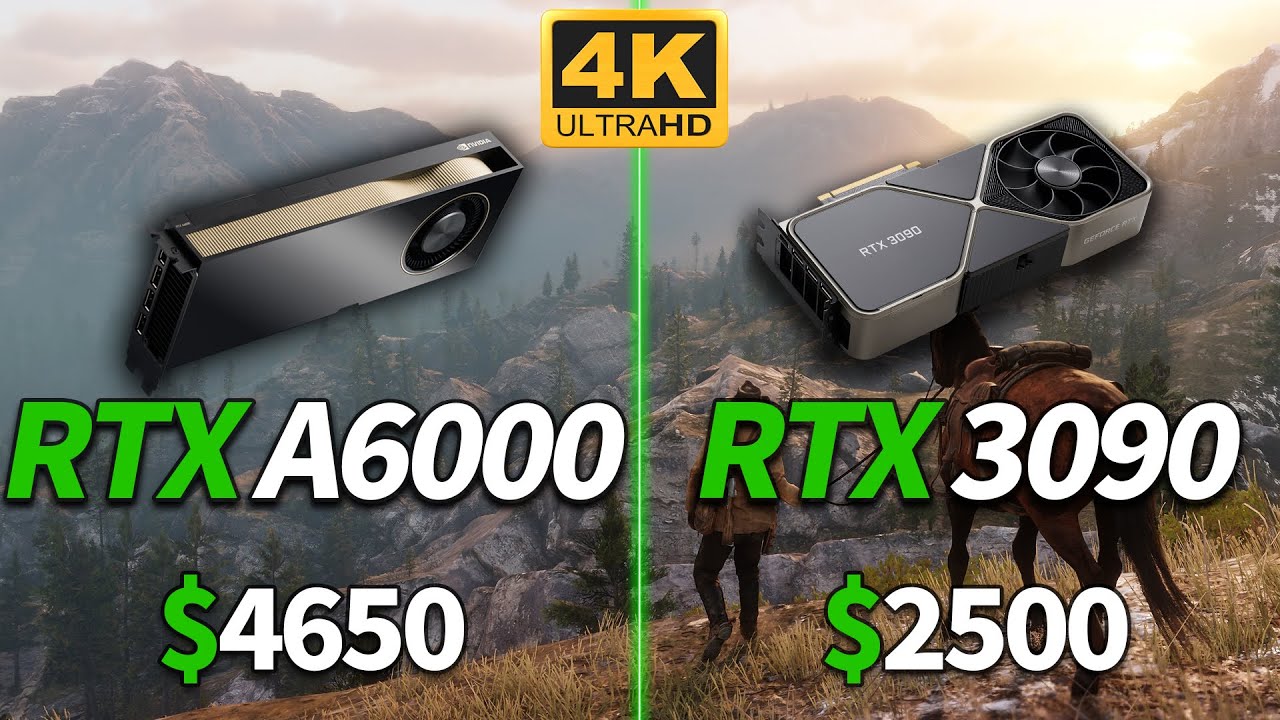 $4650 RTX A6000 vs $2500 RTX 3090 | Test in 9 Games | 4K
