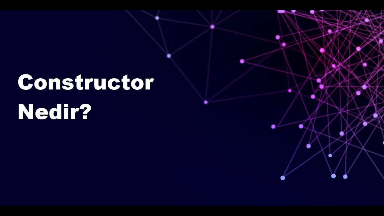 C#-Unity Constructor Metod (Yapıcı Blok) Nedir?