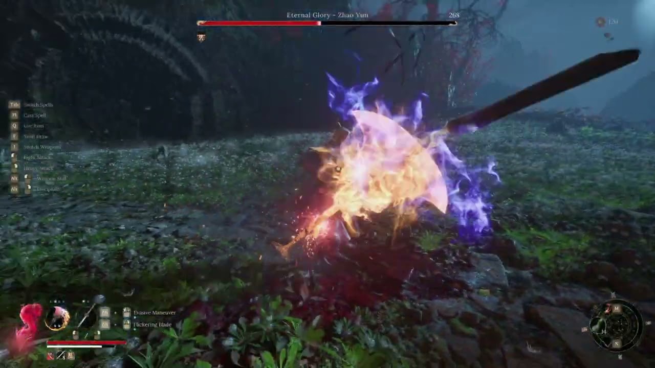 WUCHANG Fallen Feathers - Eternal Glory Zhao Yun Fight. Full Magic Build