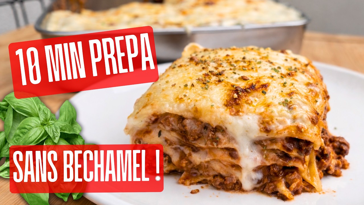 Les Lasagnes les plus SIMPLES du monde ! (Sans Béchamel, Sans Effort)