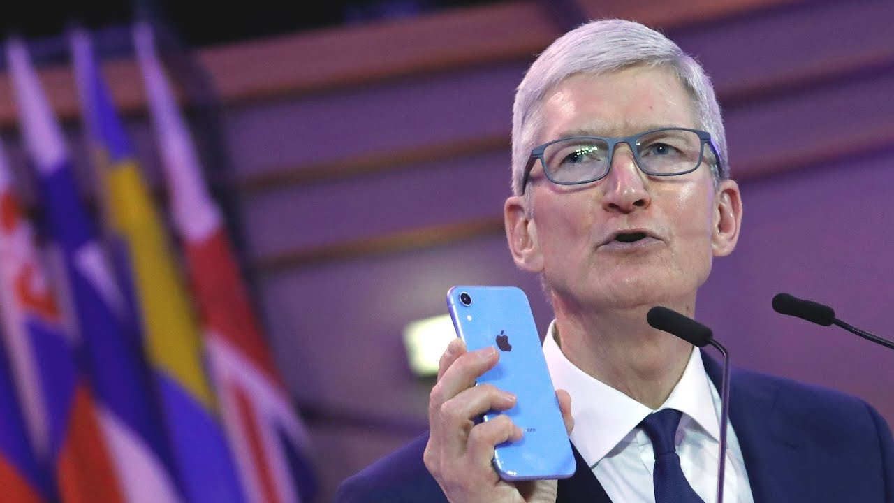 Apple CEO blames China-U.S. trade war for slowing sales